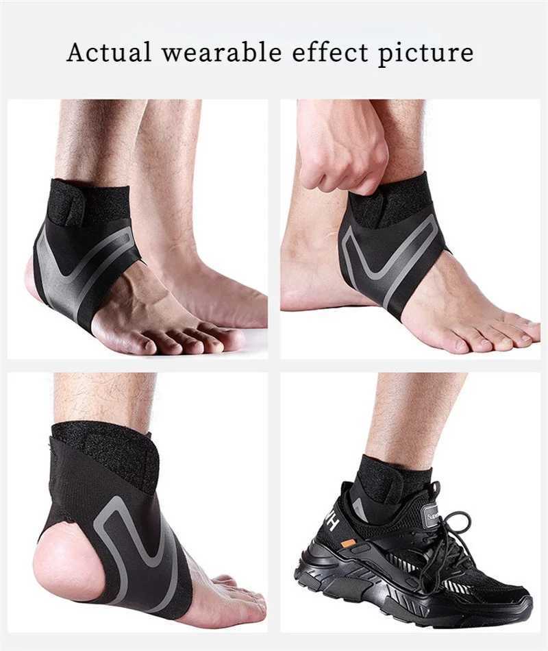 1pc Sport Ankle Brace Support Elastic High Protect Sports Safety Running Basketball Ankle Brace Guard Sprain Heel Pain Relief Y240913