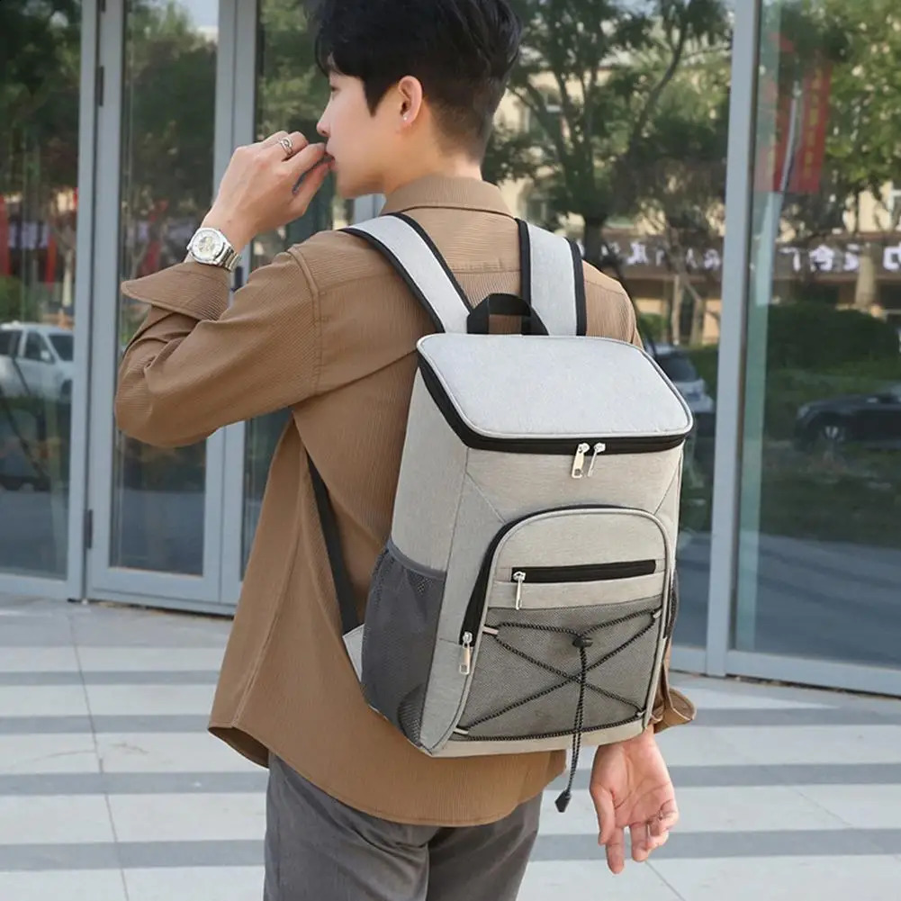 25L backpack waterproof thick cooler bag large insulation picnic 240910