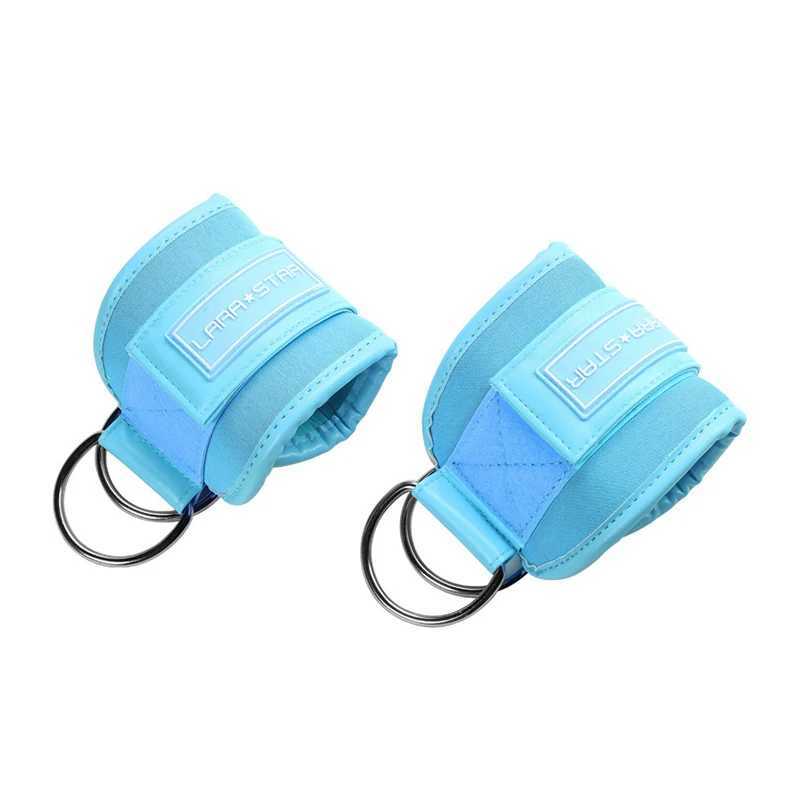 PU Leather Ankle Buckle For Gym Injury Protective Pad Adjustable Accessories Hip Training Gantry Leg Strength Training Strap Y240913