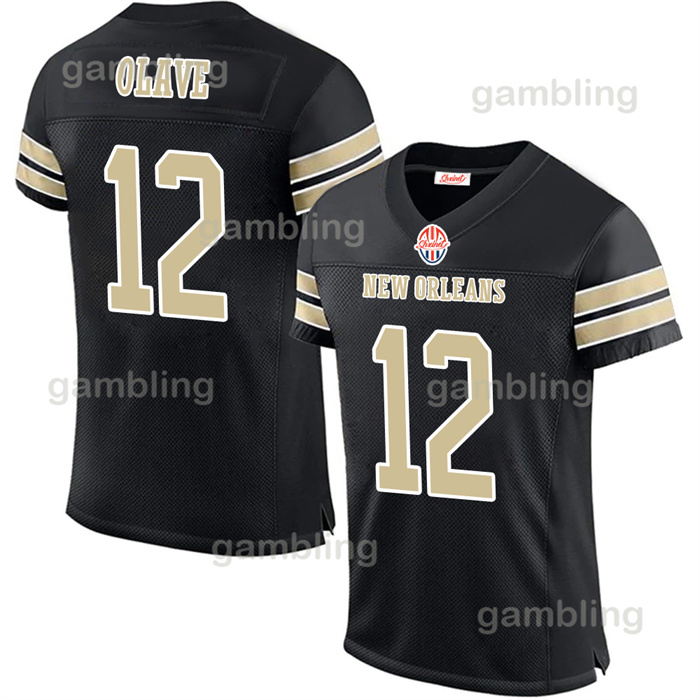 Mens/Youth Custom ed Jerseys 12 Chris Olave 80 Jarvis Landry 32 Tyrann Mathieu Football 41 Ain Kamara 2 Jameis Winston 56 Demario Davis