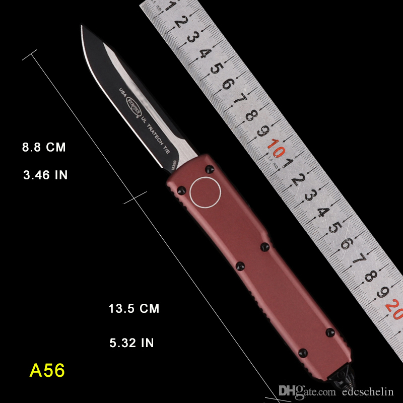 pocket knife micro MT Tactical made folding knives multi tool diving High Quality edc Xmas gift black handle sport outdoor tools