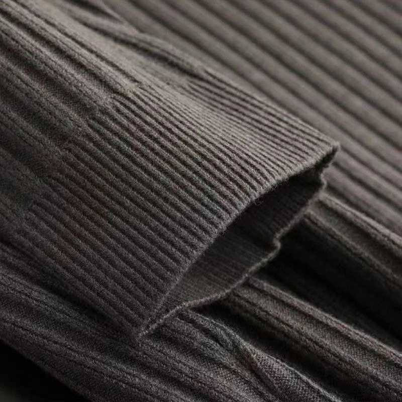 Mens lightweight luxury knitted polo shirt long sleeved solid color pullover sweater Korean retro popular casual knitted M-3XL W240913