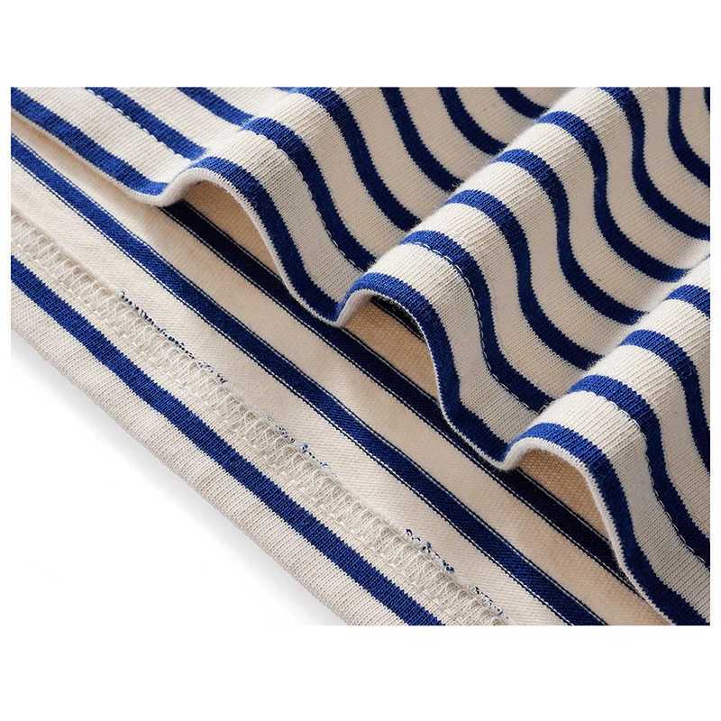 Autumn long sleeved polo shirt Japanese retro loose combed cotton striped shirt casual streetwear lapel top W240913