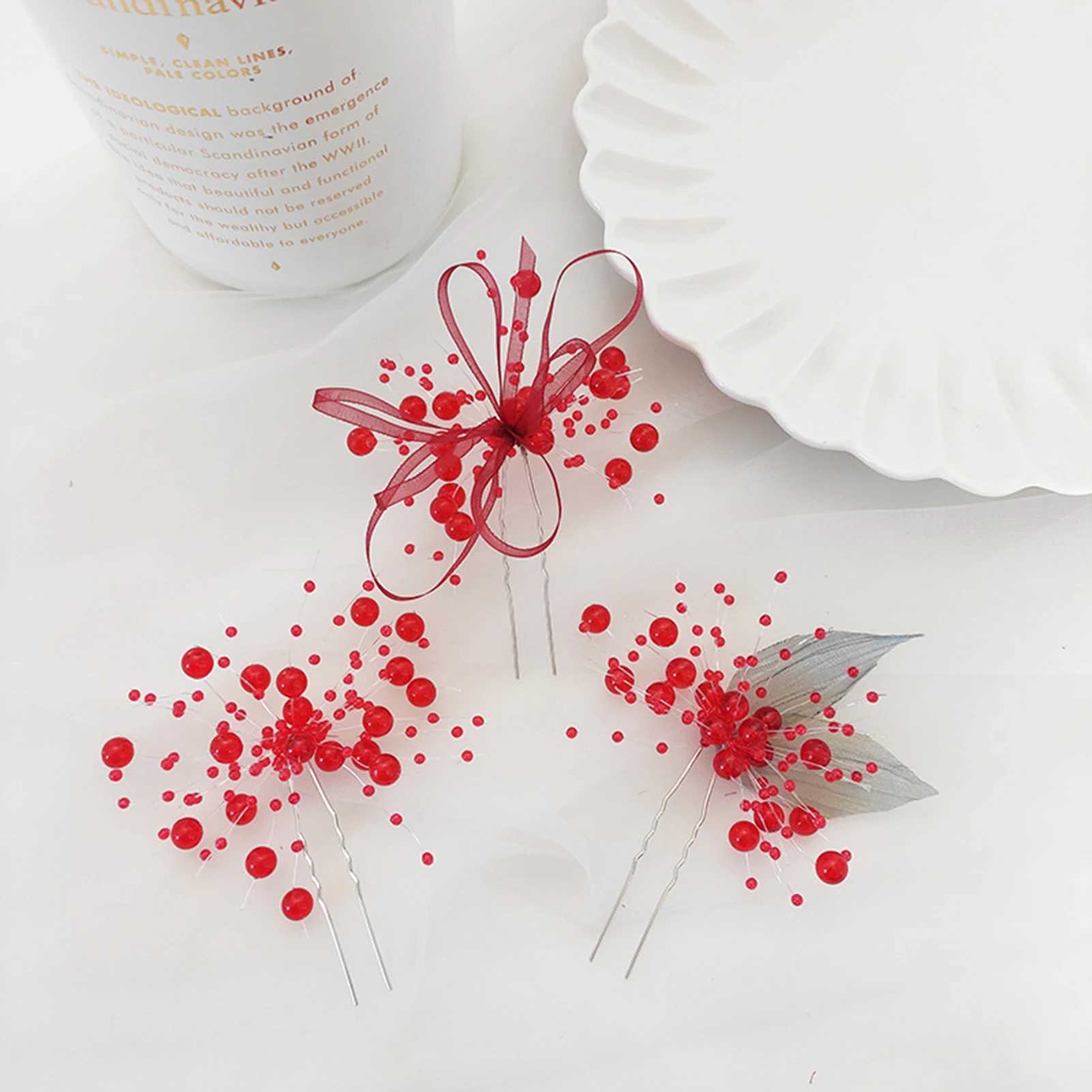 Fashion Crystal Wedding Hairpin Hair Accessories U-shaped Hairpins Bridal Hair Jewelry Rhinestone Women Hair Clips HeadpiecesX240913