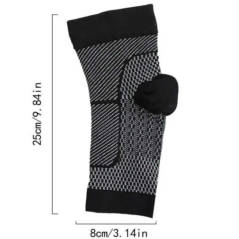 Sport Ankle Brace Soft Nylon Heel Protector Brace Soft Elastic Compression Socking For Ankle And Heel Protector Suitable For Y240913