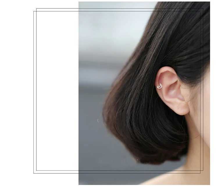 New 925 Sterling Silver Stud Earring Women Jewelry Star Ear Clip for Women Party Gift New Earrings Romantic Fashion JewelryX240913