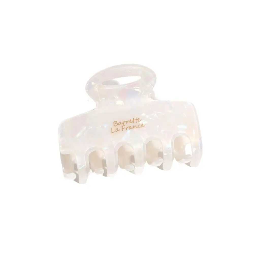 Hair Clip Acrylic Hair Claw Elegant Korean Style Geometrric Women Shark Clip Ponytail Holder Headdress Square Hair Claw LadiesX240912