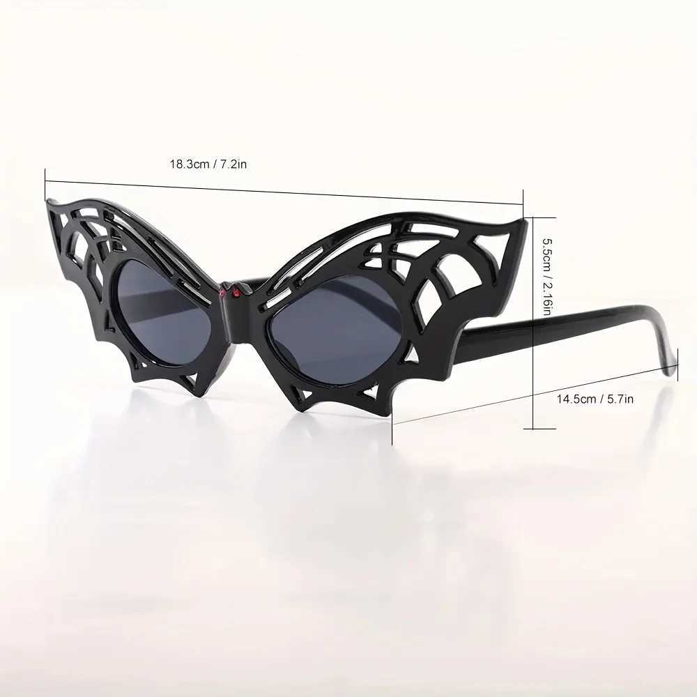Other Fashion Accessories Halloween Sunglasses Party Bat Eyeglasses Retro Punk Funny Personalized Glasses Props Cosplay Decorations H240913