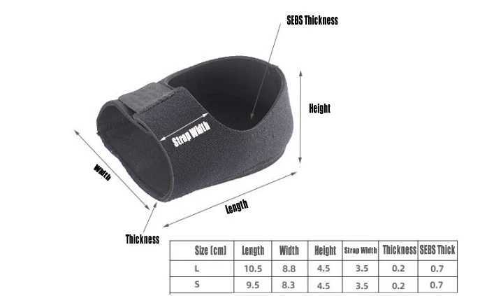 1 Pair Unisex Silicone Heel Protector SEBS Easy Wear Ankle Protection Heel Spur Pads For Relief Plantar Fasciitis Heel Pain Y240913