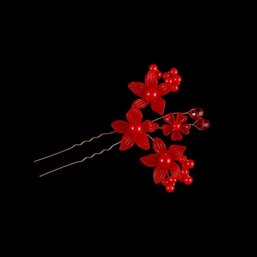 1PC Pearl Women Hair Pin Wedding Hair Accessories Hair Combs Rhinestone Tiara Clips Crystal Crown Bride Bridesmaid Hair JewelryX240913