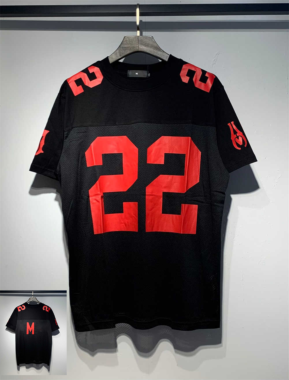 Jersey Designer T Shirt Breathable Mens T Shirt 22 Printed 100% High Quality Cotton Designer Jersey US S-XL