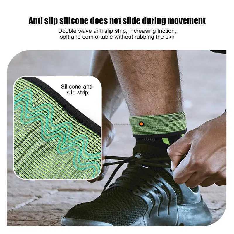 Compression Sleeve For Ankle Breathable Knitted Sleeve Ankle Protector Elastic Ankle Wraps Support For Martial Arts Kickboxing G Y240913