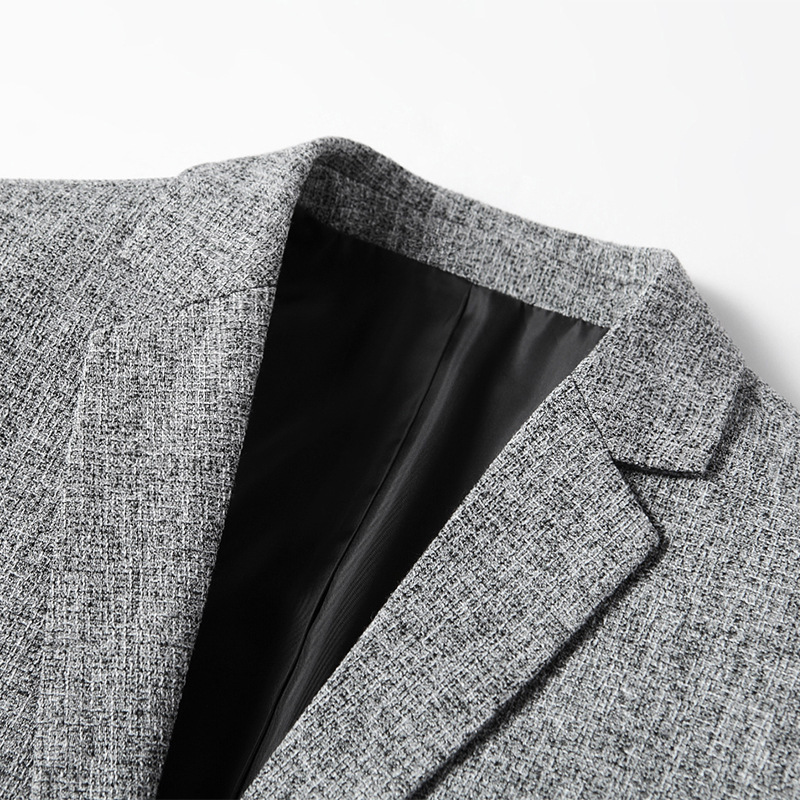 Men Casual Slim Fit Blazer Lightweight Notch Lapel Sport Coat Jacket Fall And Winter Men Wedding NightClub Bar Stage Banquet Party Suit