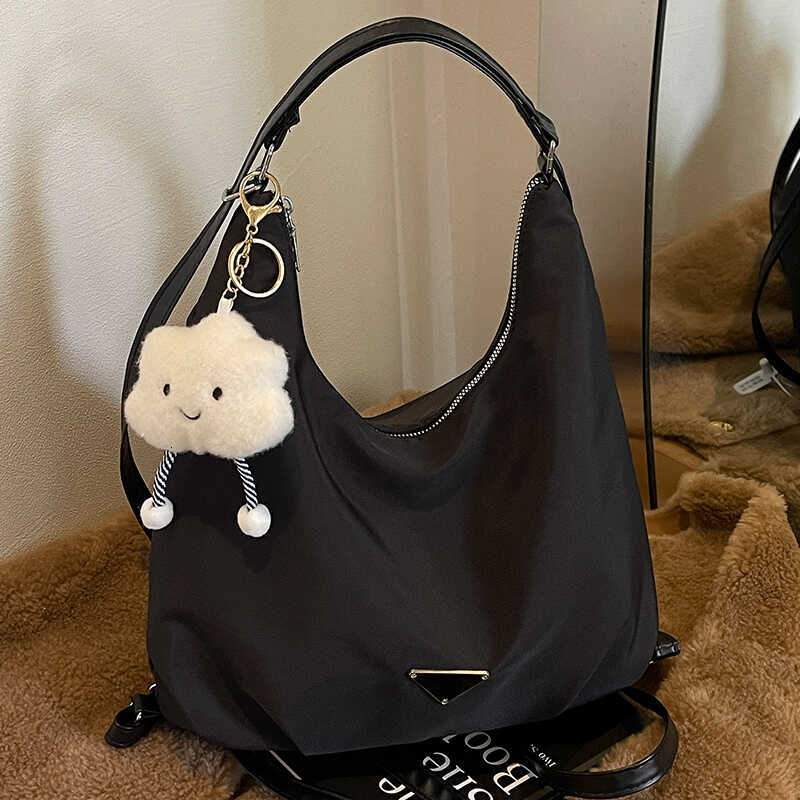 designer womens bag internet celebrity tote bag large capacity backpack womens 2024 new highend fashion commuting single shoulder backpack
