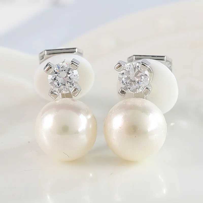 JIOFREE New Fashion Zircon Clip on Earring Pearl No Pierced Fashion Wedding Party Earrings For WomanX240913