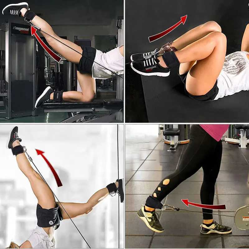 1 PC Ankle Strap Taekwondo Leg Strength Training Exercise Protective Equipment Weight Assist Dumbbell with Anklet Y240913