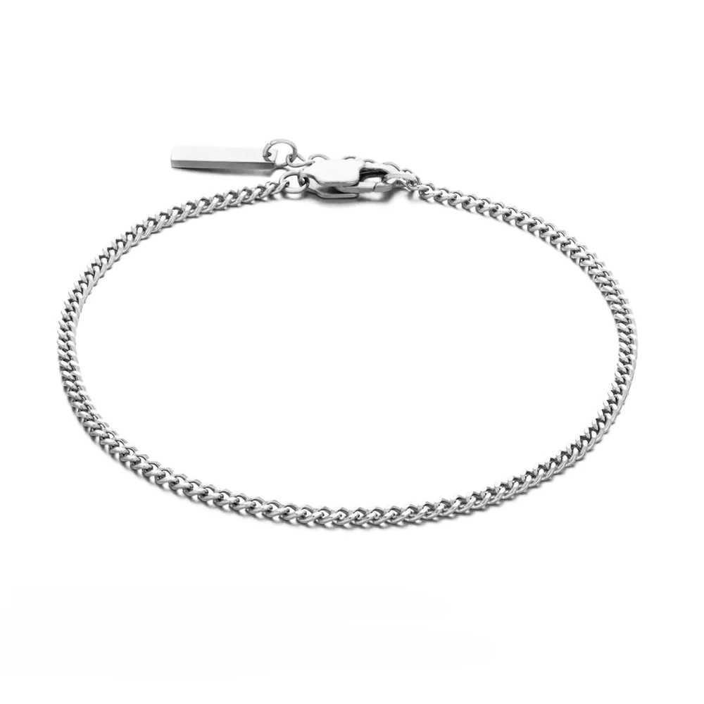 men jewelry Titanium Bracelet Fashion Trend of New Personalized Cuban chain Bracelet Waterproof does not lose color AccessorieX240913