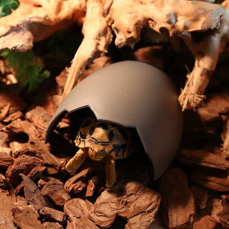Reptile Hiding Cave Resin Aquarium Fish Tank Landscape Turtle Reptile Basking Hide Habitat Decoration Ornament
