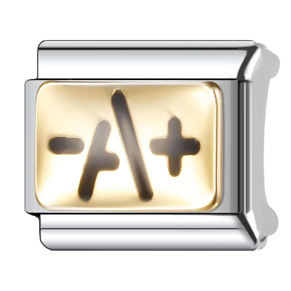 2024 New Women's Gift Gold Color Cute Animal Italian Charms Links Beads Fit 9Mm Stainless Steel Bracelet DIY Making Jewelry