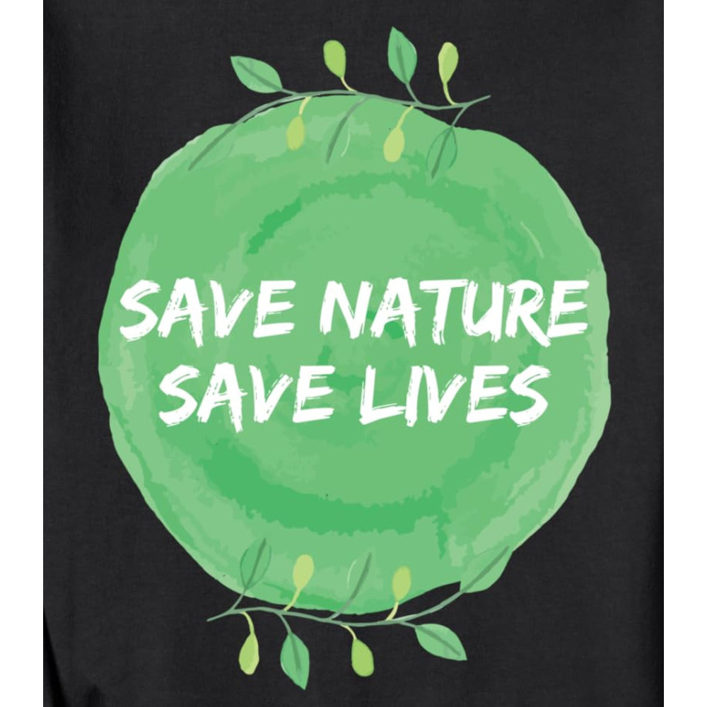 Long Sleeve Shirts for Men sweatshirt Save Nature Save Lives Ecological Earth Day Gift Sweatshirt Tee Streetwear Casual tops clothes