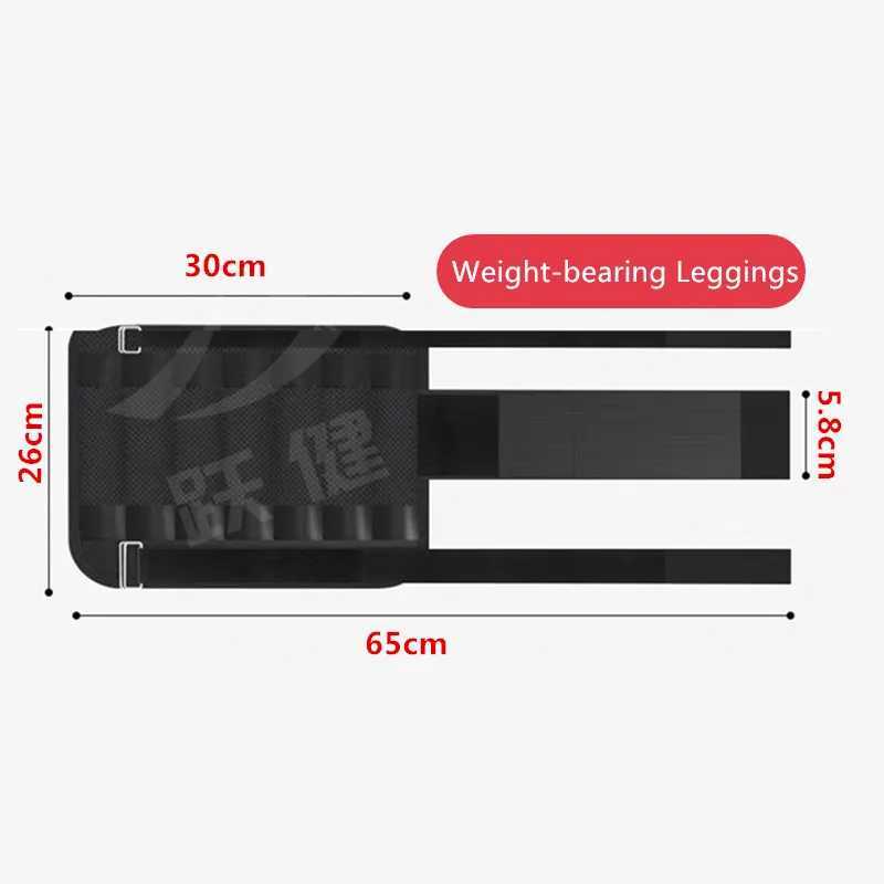 1 Pair Adjustable Ankle Weights Brace Strap with Weight Block Running Walking Crossfit Weight Gym Exercise Training Equipment Y240913