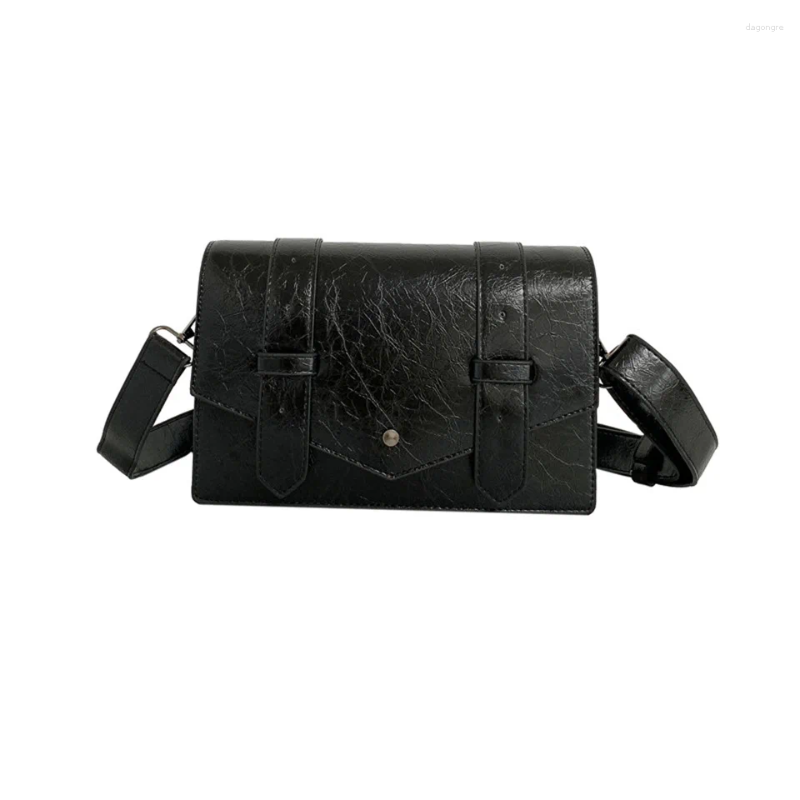 Drawstring Women's Leisure PU Crossbody Bag Large-capacity Designer High Quality Ladies Fashion Versatile Student Commuting Shoulder