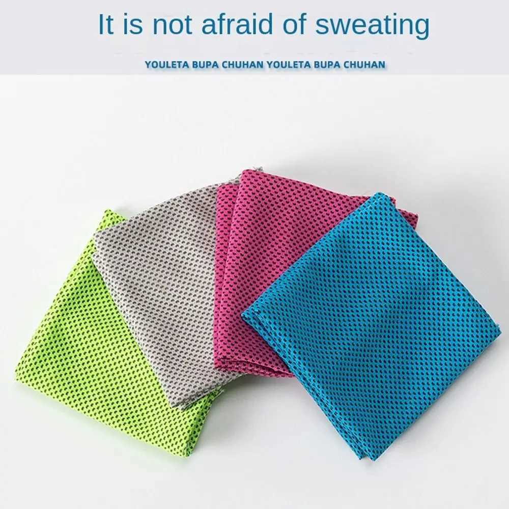 Wrist Support 1Pcs Ice Cooling Wrist Brace Support Breathable Tennis Wristband Wrap Sport Sweatband For Gym Yoga Volleyball Hand Sweat Band z240913