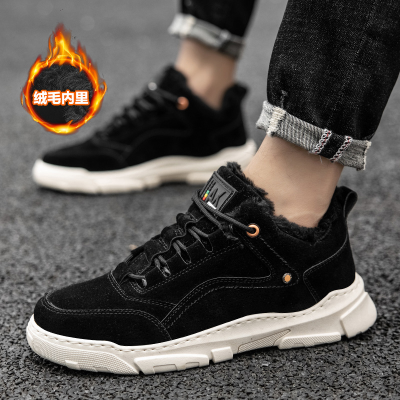 Sale Hot High Quality winter Casual Shoes Comfortable Keep Warm Fashion Sneakers Outdoor Light Non-slip Men Cotton sh 0ad2