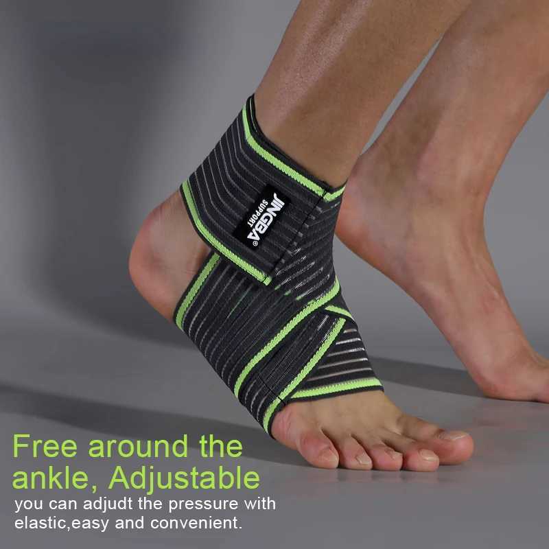 1 PCS Ankle Support Brace Ankle Guards Adjustable Compression Ankle Braces for Sports Protection Tobillera Y240913