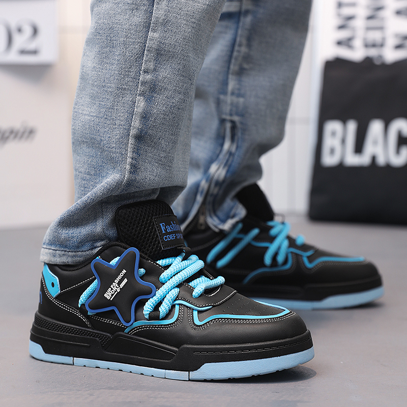 Mens 2024 Running Breathable Skateboard Shoes Chunky Comfy Soft Casual Sneakers Men Tenis Mascuo Footwear Male 5d09