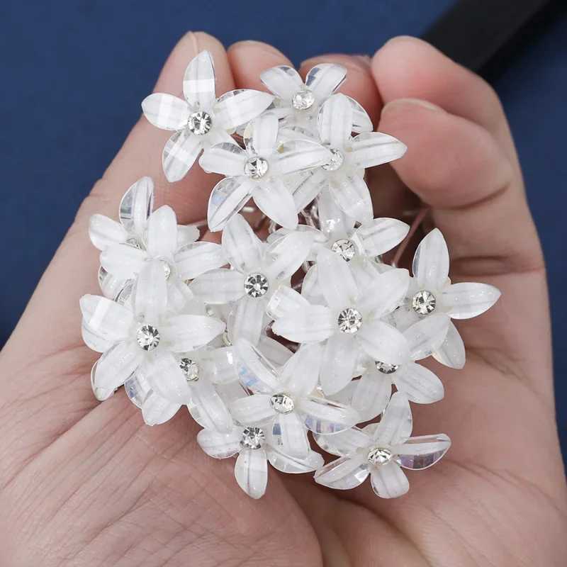 20pcs Women U-shaped Pin Metal Barrette Hair Clip Hairpins Simulated Pearl Bridal Tiara Hair Accessories Wedding Hairstyle ToolsX240913