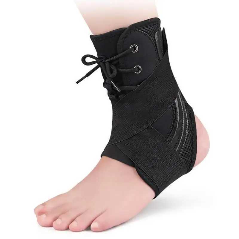 1pcs Sport Ankle Support Sprain Ankle Protector Brace Lace Up Adjustable Wrap Running Basketball Injury Recovery Sports Safety Y240913