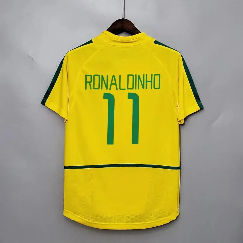2026 new Brasil Pele Soccer Jerseys Men Kids - Retro Brazil Football Shirts 1994- Neymar Romario Ronaldo Ronaldinho Rivaldo Adriano Kaka fre