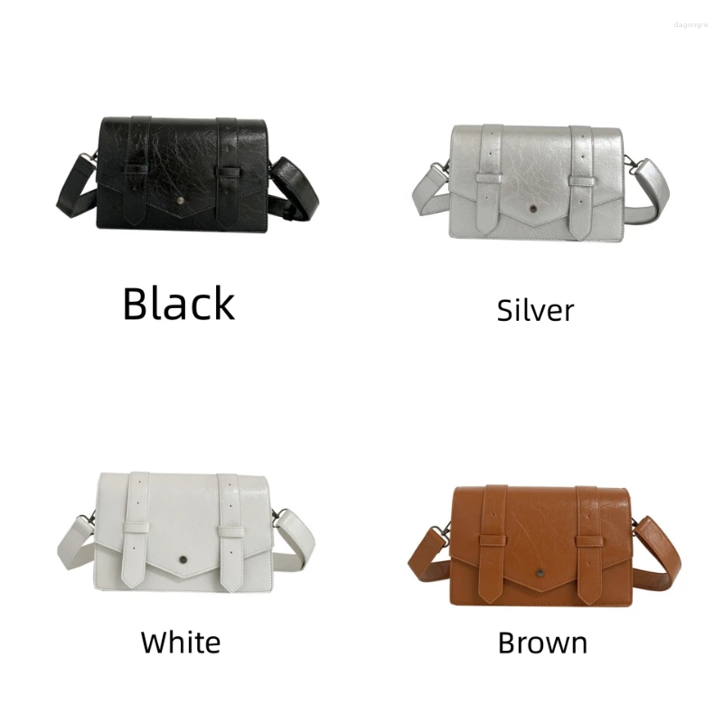 Drawstring Women's Leisure PU Crossbody Bag Large-capacity Designer High Quality Ladies Fashion Versatile Student Commuting Shoulder