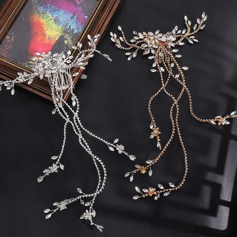 Bridal Wedding Hair Accessories Rhinestone Hair Pins Forks for Women Pearl Hairpins Bride Headpiece Party Jewelry GiftX240913