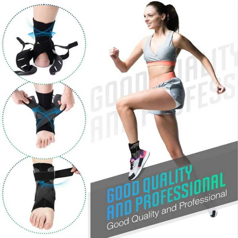 1PCS Ankle Brace Adjustable Ankle Support Strap Foot Sprain Splint Wrap Ankle Stabilizer Guard for Men Women Gym Sport Protector Y240913