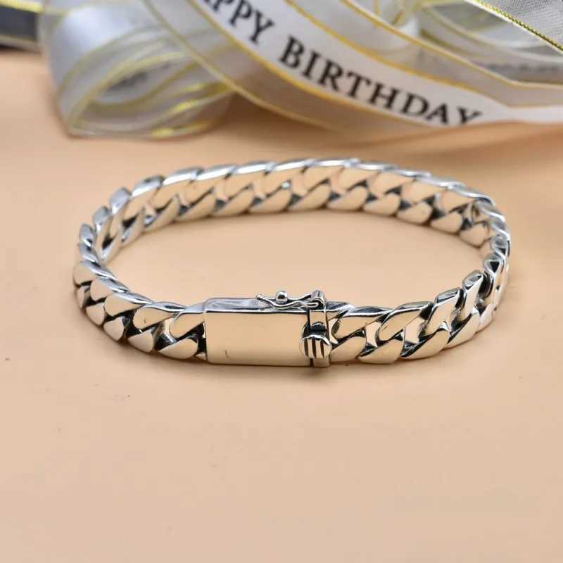 Stainless Steel Cuban Bracelet Classic Casual Jewelry for Men Fashion Charm Gift for BoyfriendX240913