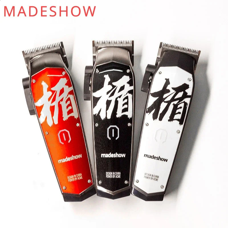 Akomei Original M10 Multifunctional Hairdressing Graffiti Tri Color Oil Head Electric Hair Clipper 240911