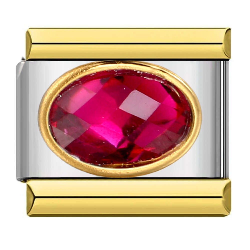 Inlaid New Titanium Steel Welding Enamel DIY Bead Bracelet Italian Charm Bracelet Italian Charm Links Fit 9Mm Bracelet Jewelry DIY Making Gifts