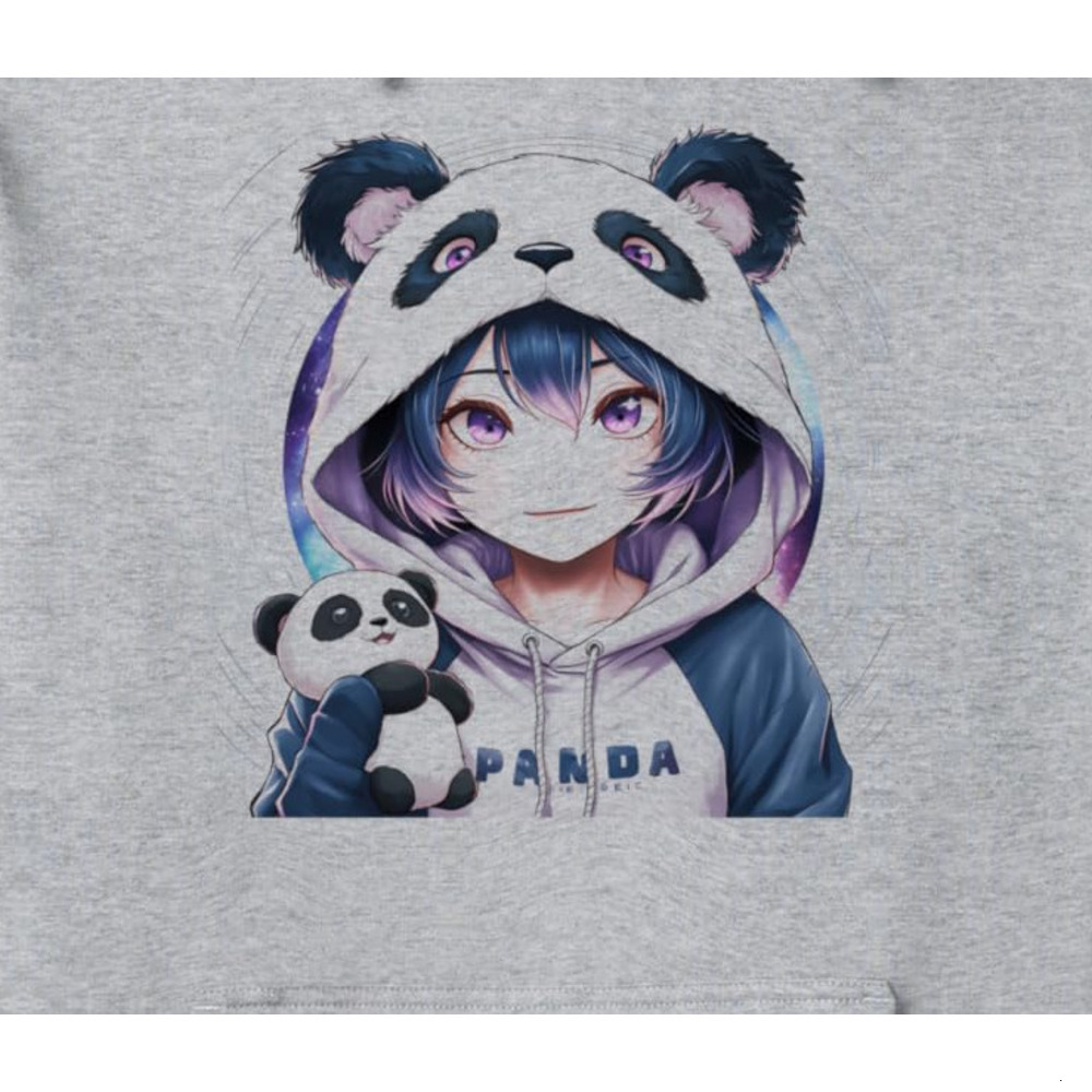 Hoodie for Mens Womens Panda Bear Galaxy Anime Kawaii Cute Japanese Aesthetic Pullover Hoodie Graphic Hoodies sweatshirt Pullover Long Sleeve