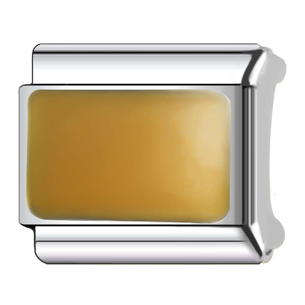 New Women's Gift colour Bead Italian Charms Links Bangle Beads Fit 9mm Stainless Steel Bracelet Making DIY For Women Fashion Jewelry