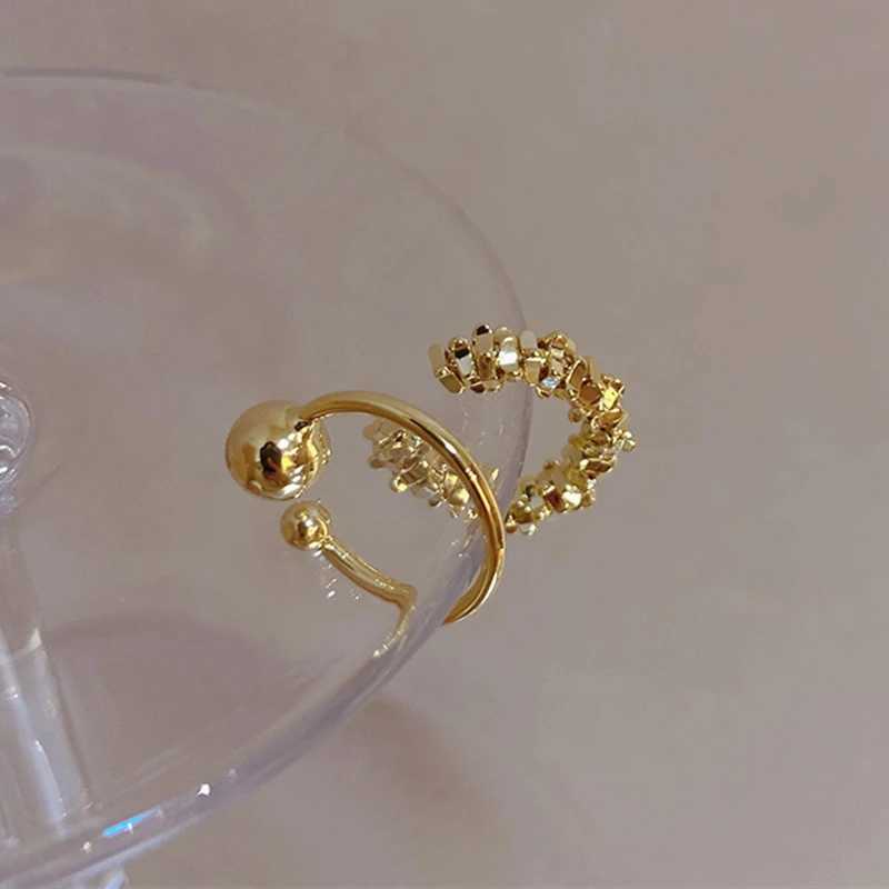 Fashion C-shaped Earring Metal Non-Piercing Bone Ear Cuff Clip Earrings Fake Cartilage Ear for Women Punk Jewelry 2Pcs/SetX240913