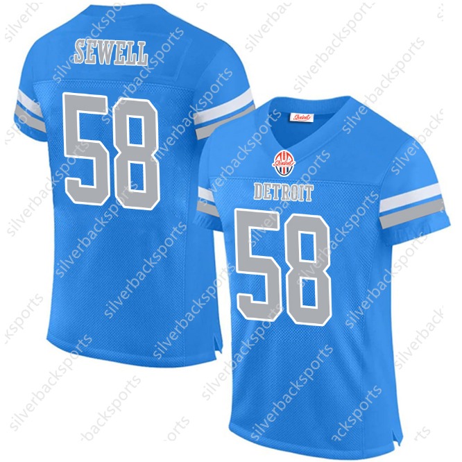 2024 Anthony Firkser 97 Adan U T C H I S O N Football Jersey 14 St. Brown 26 Gibbs Jameson 9 Williams 70 Dan Skipper For ed Custom Any Name Number
