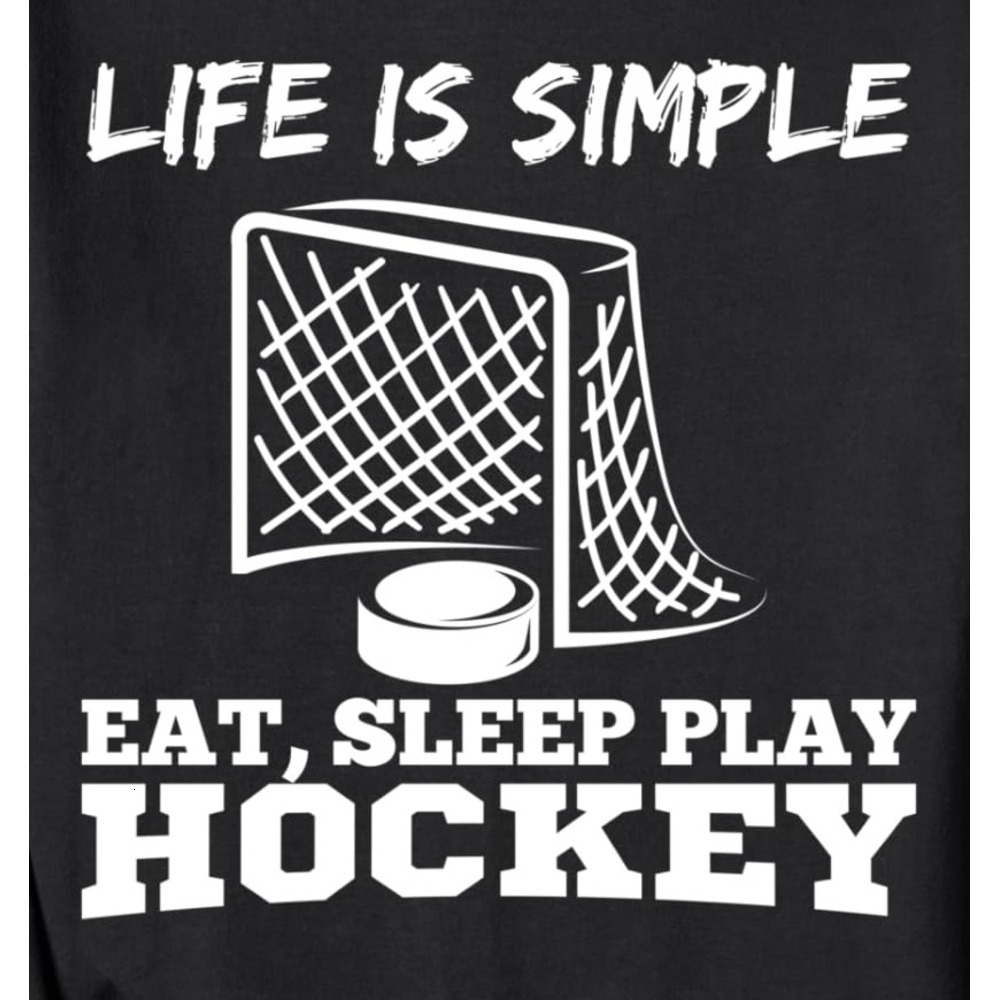 Long Sleeve Shirts for Men sweatshirt Eat Sleep Play Hockey Fun Hockey Player n Fan Gift Sweatshirt Tee Streetwear Casual tops clothes