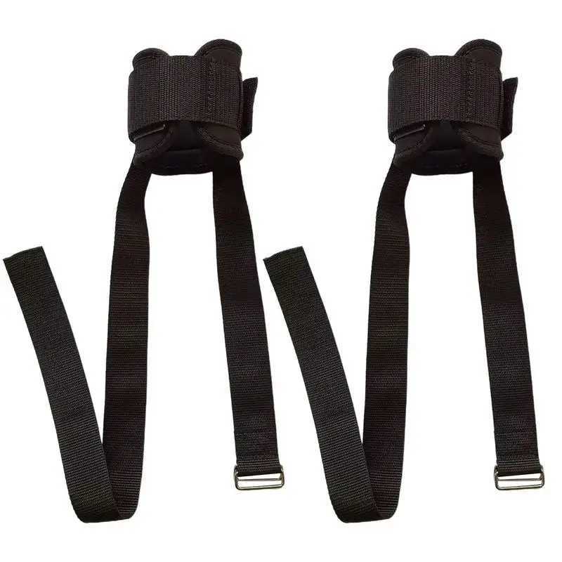 Dumbbell Ankle Straps Adjustable Ankle Wrist Cuffs Home Gym Equipment Feet Dumbbell Attachment 2Pcs Ankle Straps For Home Gym Y240913
