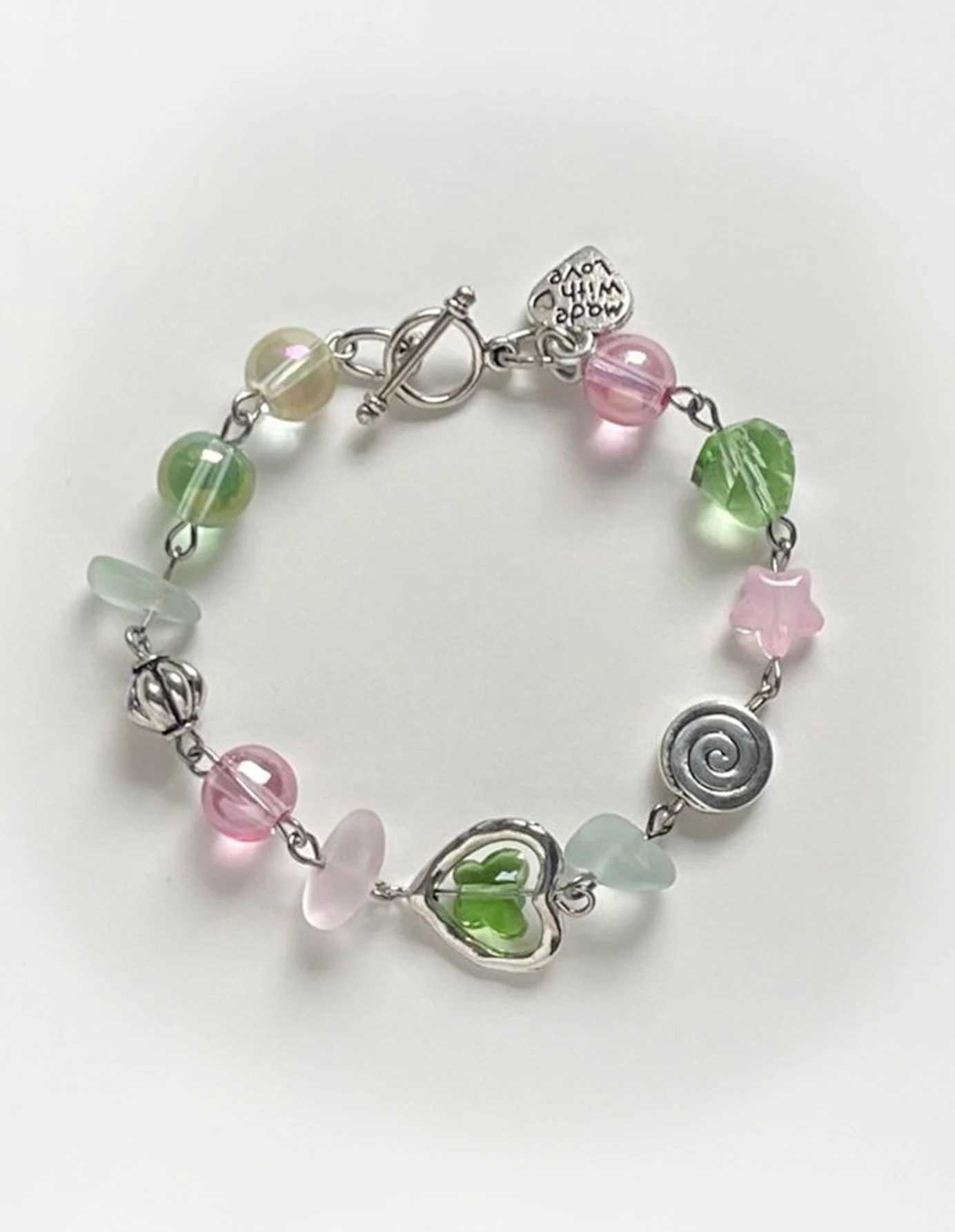 1Pc Exquisite Fruit Star Y2K Fashion Cute Handmade Bead Bracelet Womens Party Ball Gift W240913