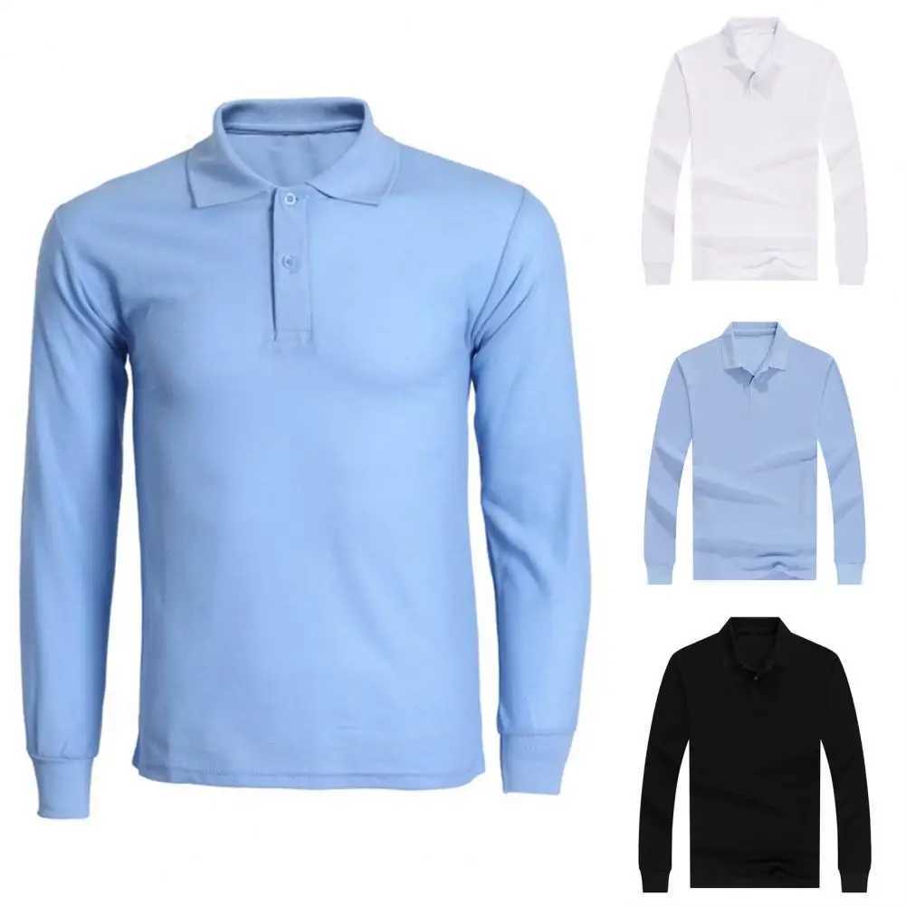 Mens collar shirt long sleeved anti wrinkle zipper shirt top sudaderas para hombres W240913