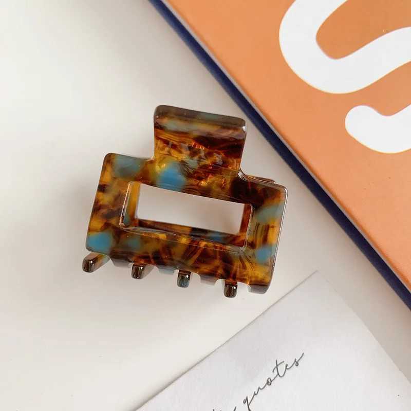 Korean Small Hair Clips for Women Acetate Hair Claws Elegant Colorful Geometric Shape Girls Claw Clip Hair Accessories HairclipX240912