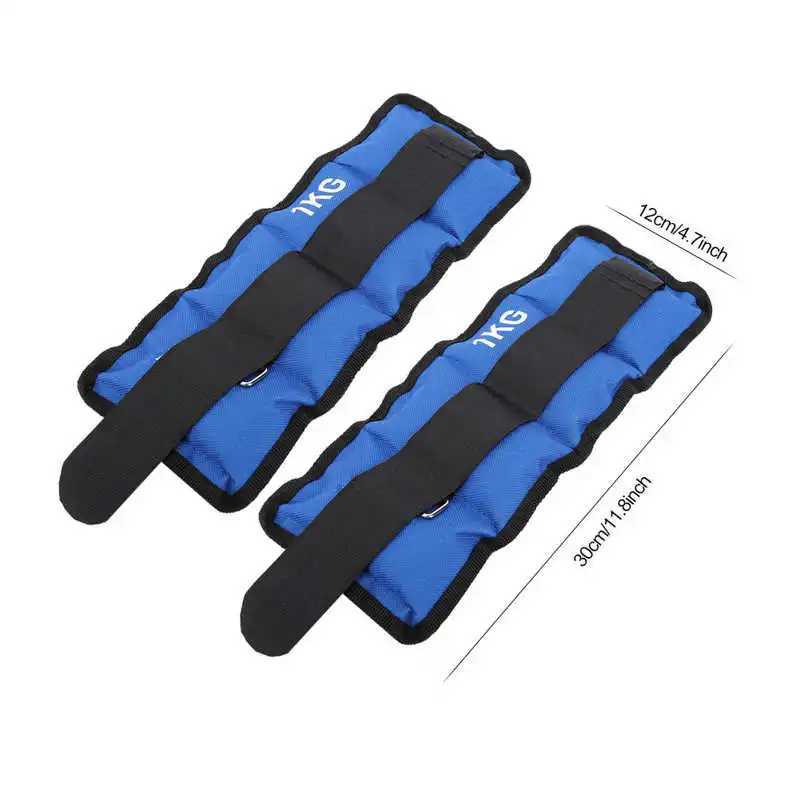 2Pcs 0.5kg Leg Ankle Wrist Sand Bag Weights Strap Strength Training Equipment for Gym Fitness Yoga Running Weight Ankle Strap Y240913