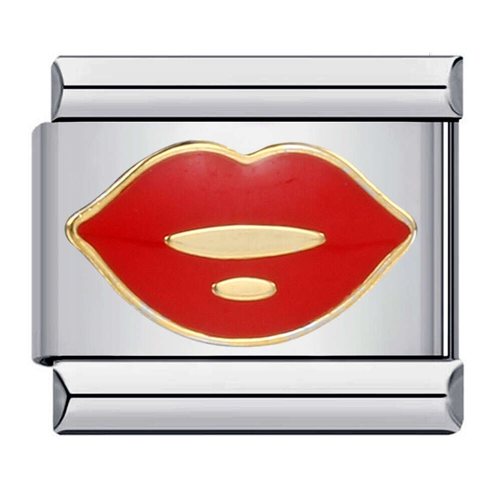 Goddess Series Gold Plated Enamel DIY Bead Personalized Welding Pattern Bracelet Italian Charm Links Fit 9Mm Bracelet Jewelry DIY Making Gifts